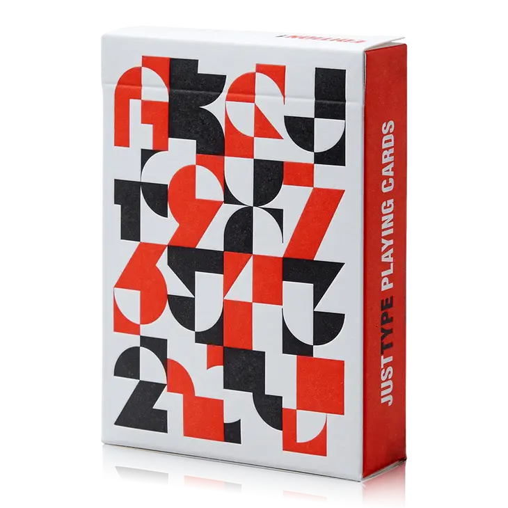 Just Type v1 Playing Cards USPCC
