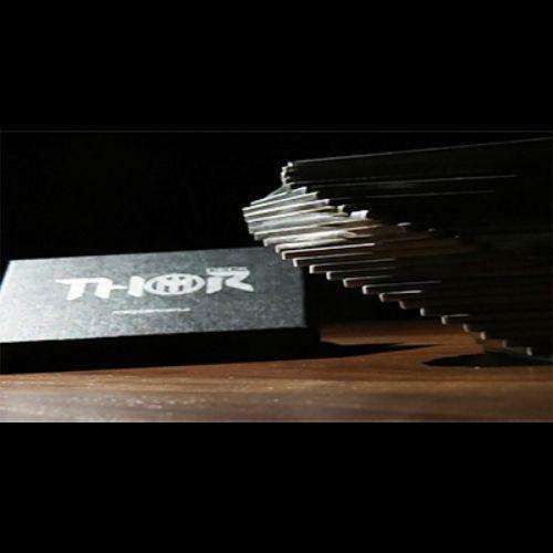 PlayingCardDecks.com-Thor Deck - 5 Solid Steel Bricks 4 Cardistry
