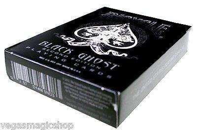 PlayingCardDecks.com-Black Ghost Bicycle Playing Cards
