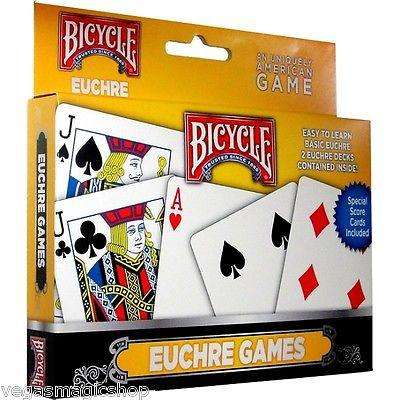 PlayingCardDecks.com-Euchre 2 Deck Set Bicycle Playing Cards