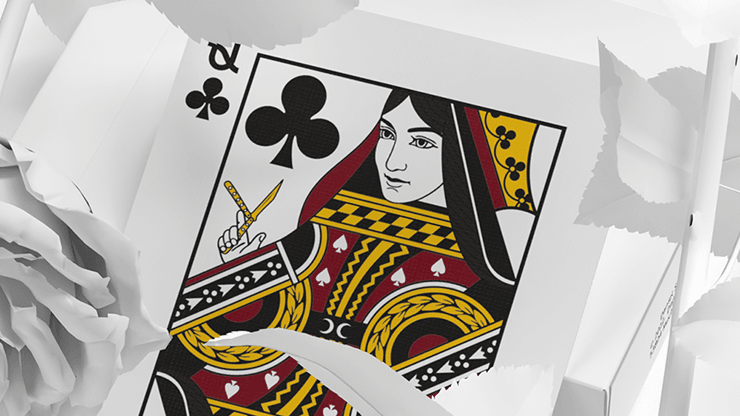 PlayingCardDecks.com-Daniel Schneider Signature White Playing Cards USPCC