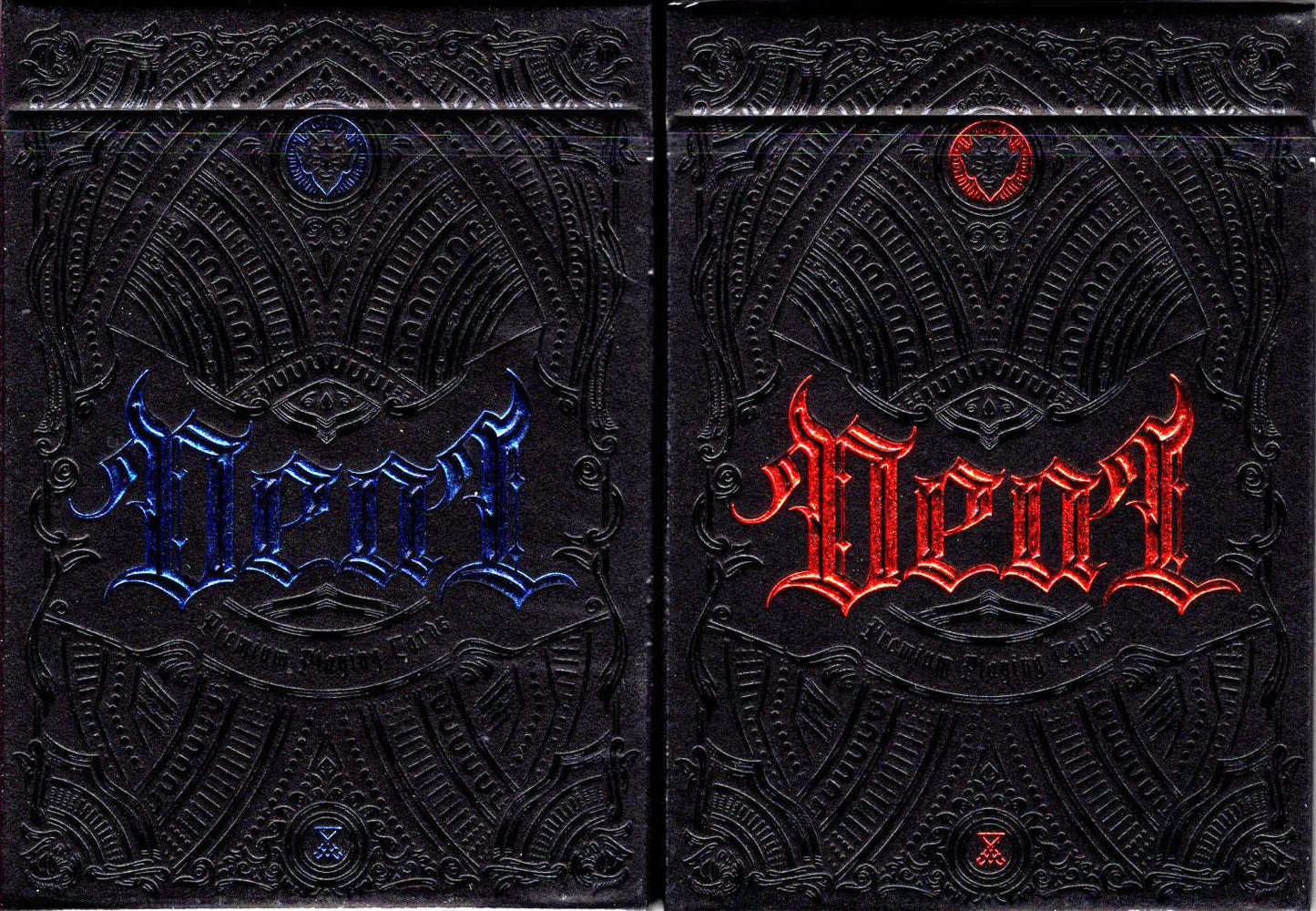 PlayingCardDecks.com-Deal with the Devil Gilded Playing Cards 2 Deck Set TWPCC