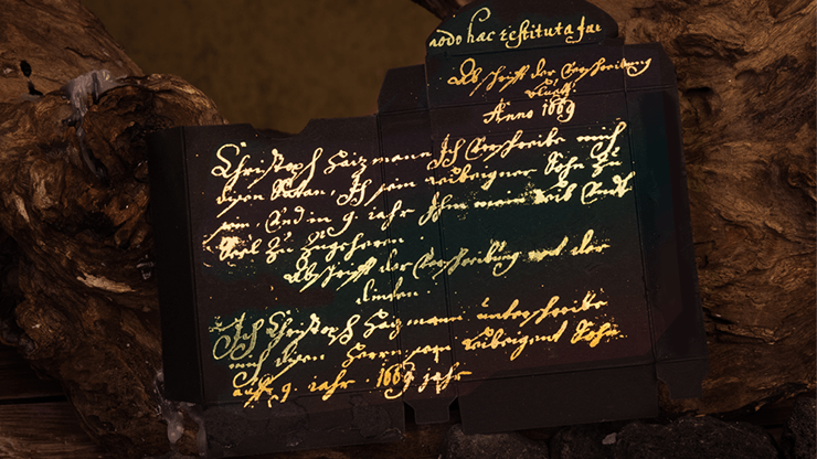 PlayingCardDecks.com-Deal with the Devil Golden Contract Playing Cards TWPCC