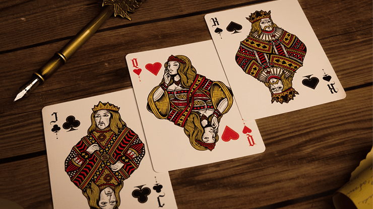 PlayingCardDecks.com-Deal with the Devil Golden Contract Playing Cards TWPCC