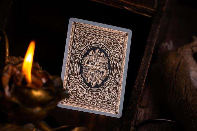 PlayingCardDecks.com-Devil's In The Details Rose Gold Playing Cards TPCC