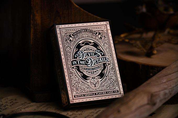 PlayingCardDecks.com-Devil's In The Details Rose Gold Playing Cards TPCC
