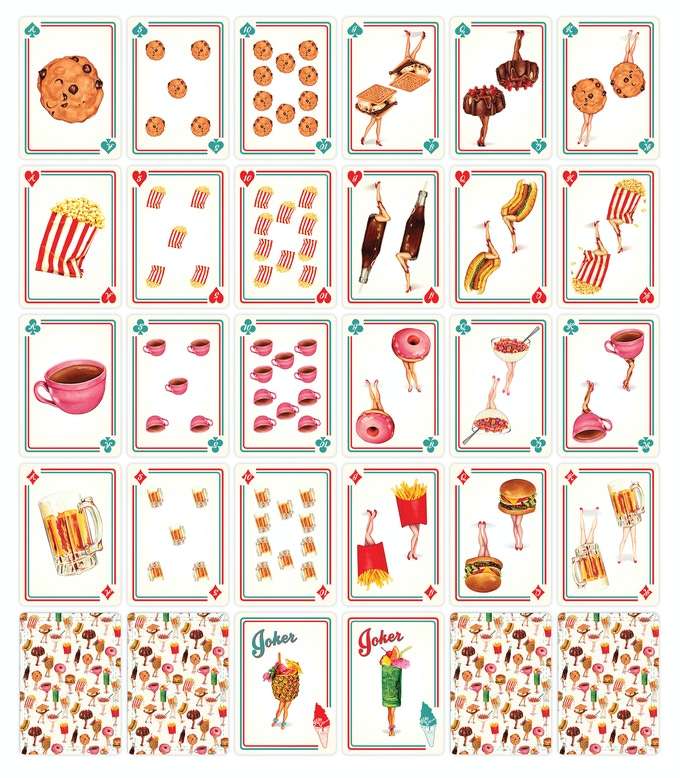 PlayingCardDecks.com-Diner Dames Bicycle Playing Cards