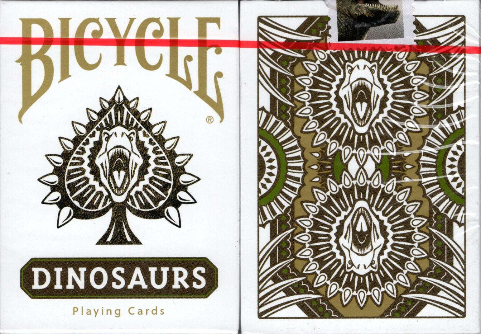 PlayingCardDecks.com-Dinosaurs Stripper Bicycle Playing Cards
