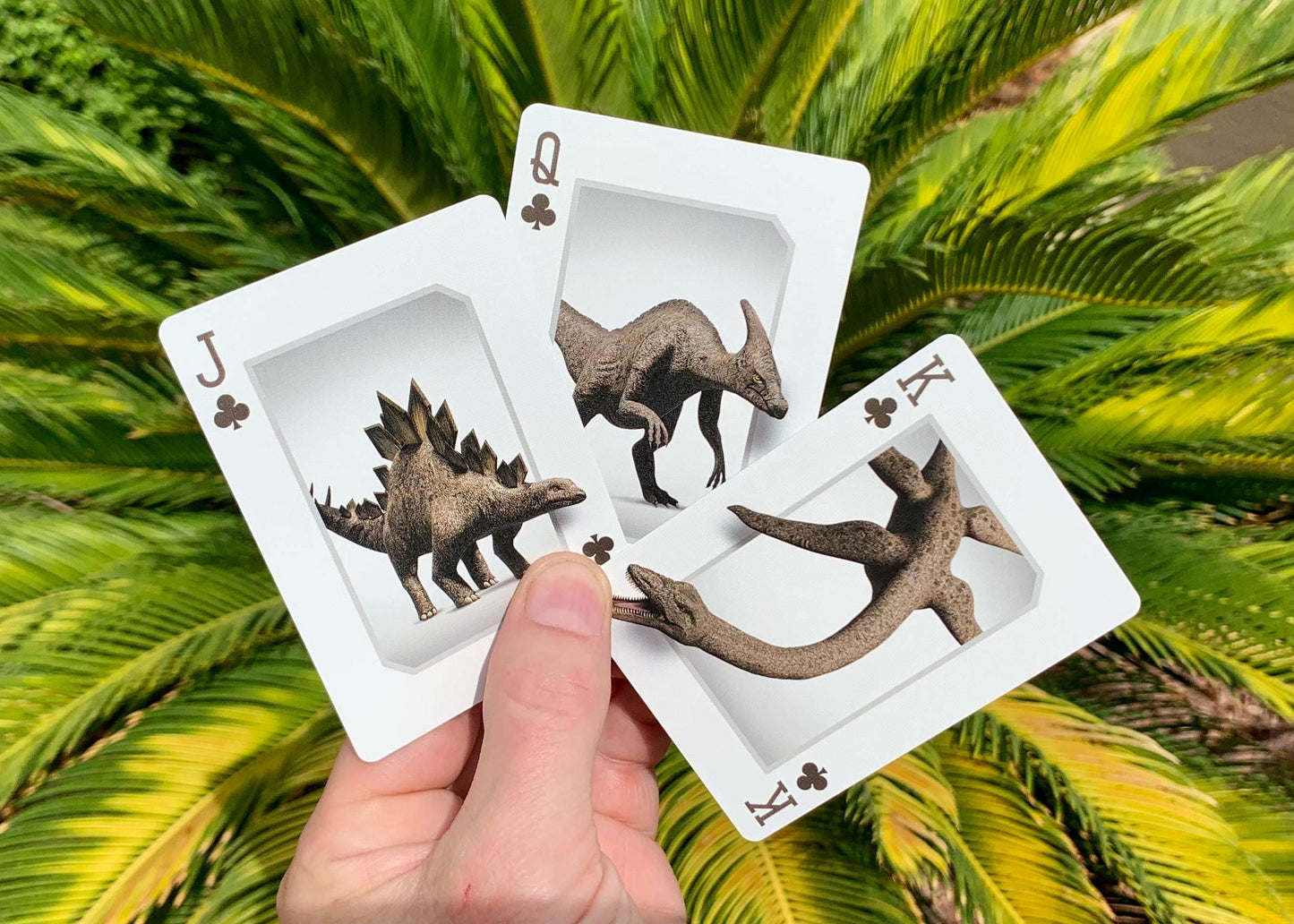 PlayingCardDecks.com-Dinosaurs Stripper Bicycle Playing Cards