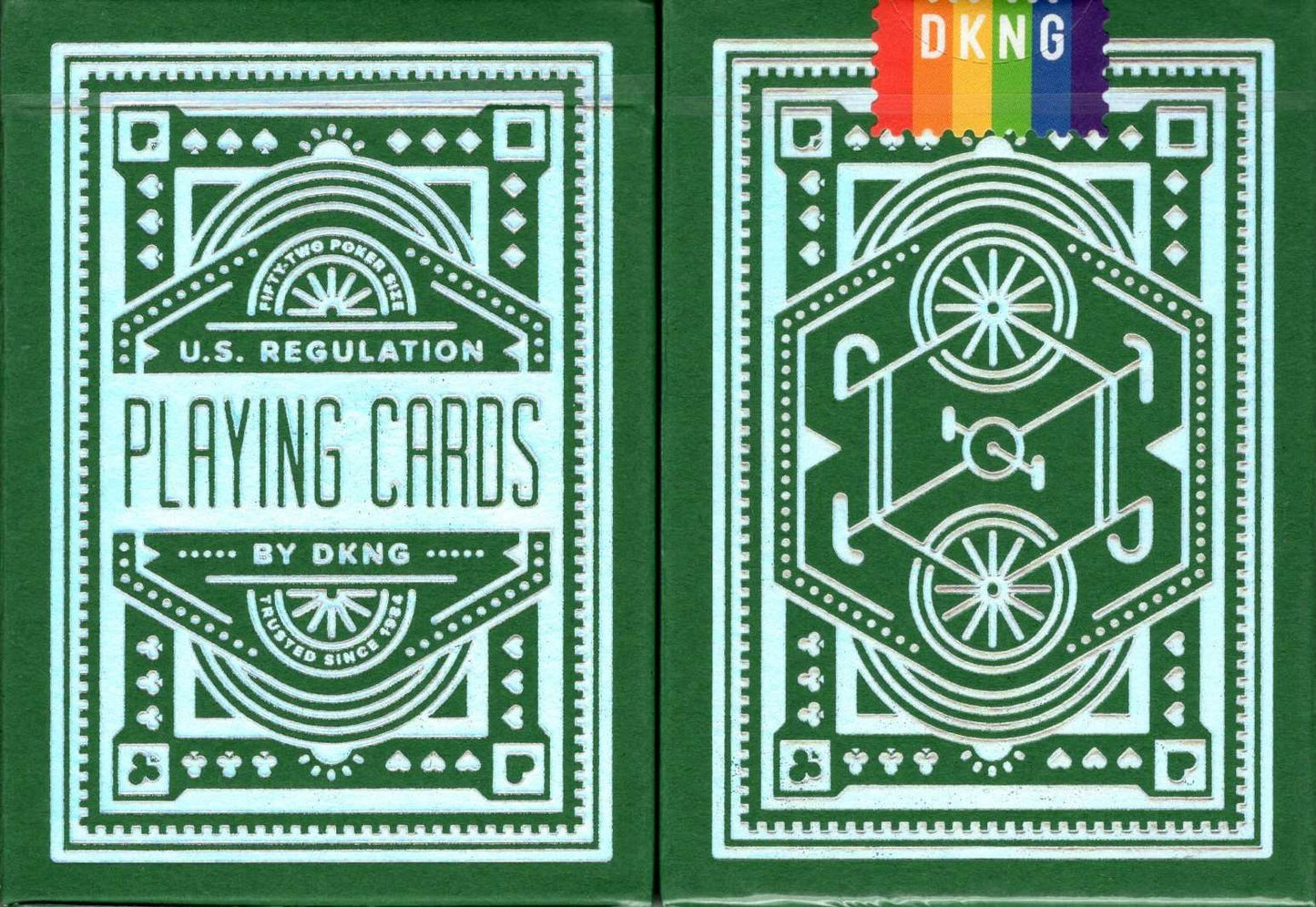DKNG Rainbow Wheels Playing Cards EPCC