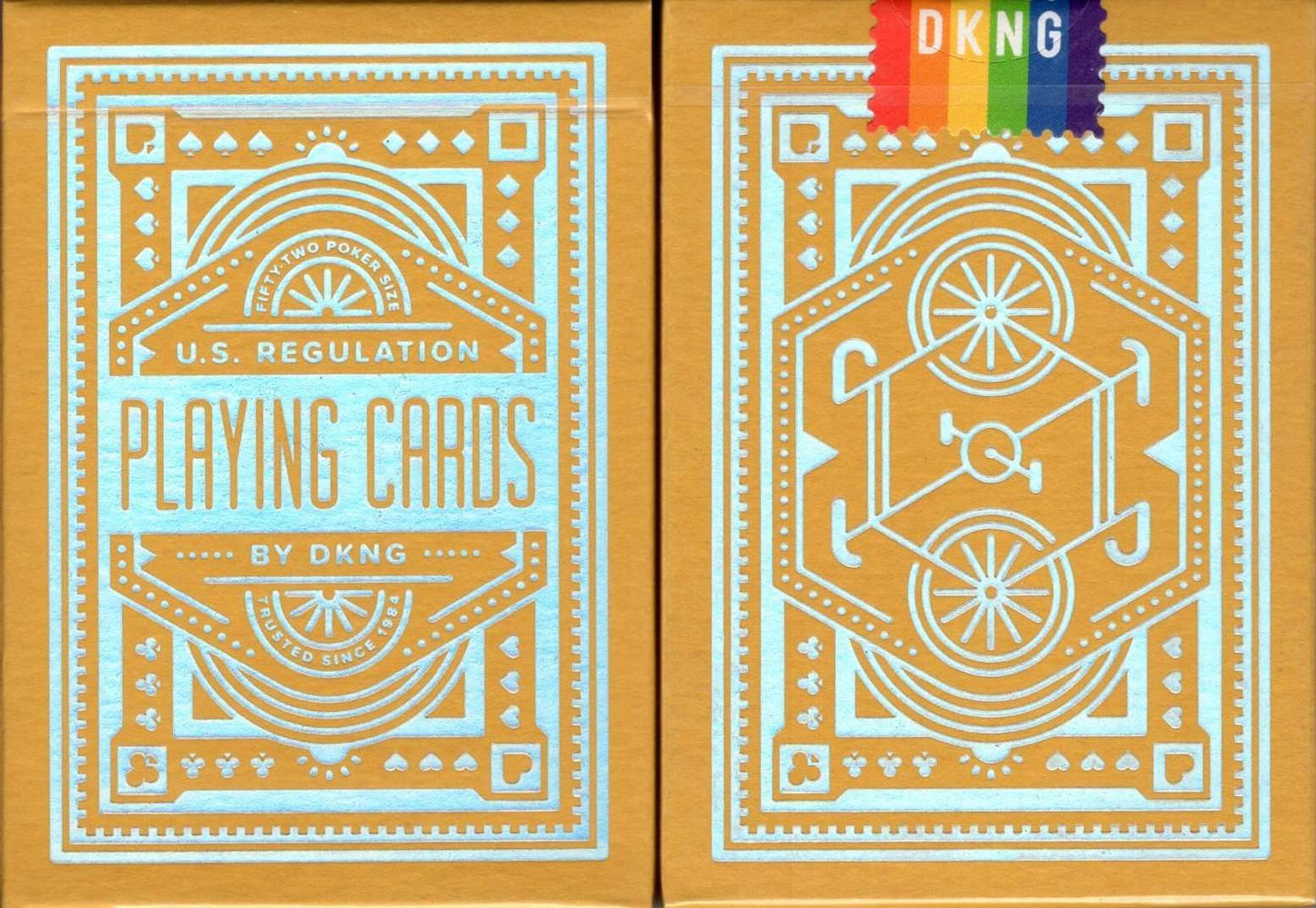 DKNG Rainbow Wheels Playing Cards EPCC