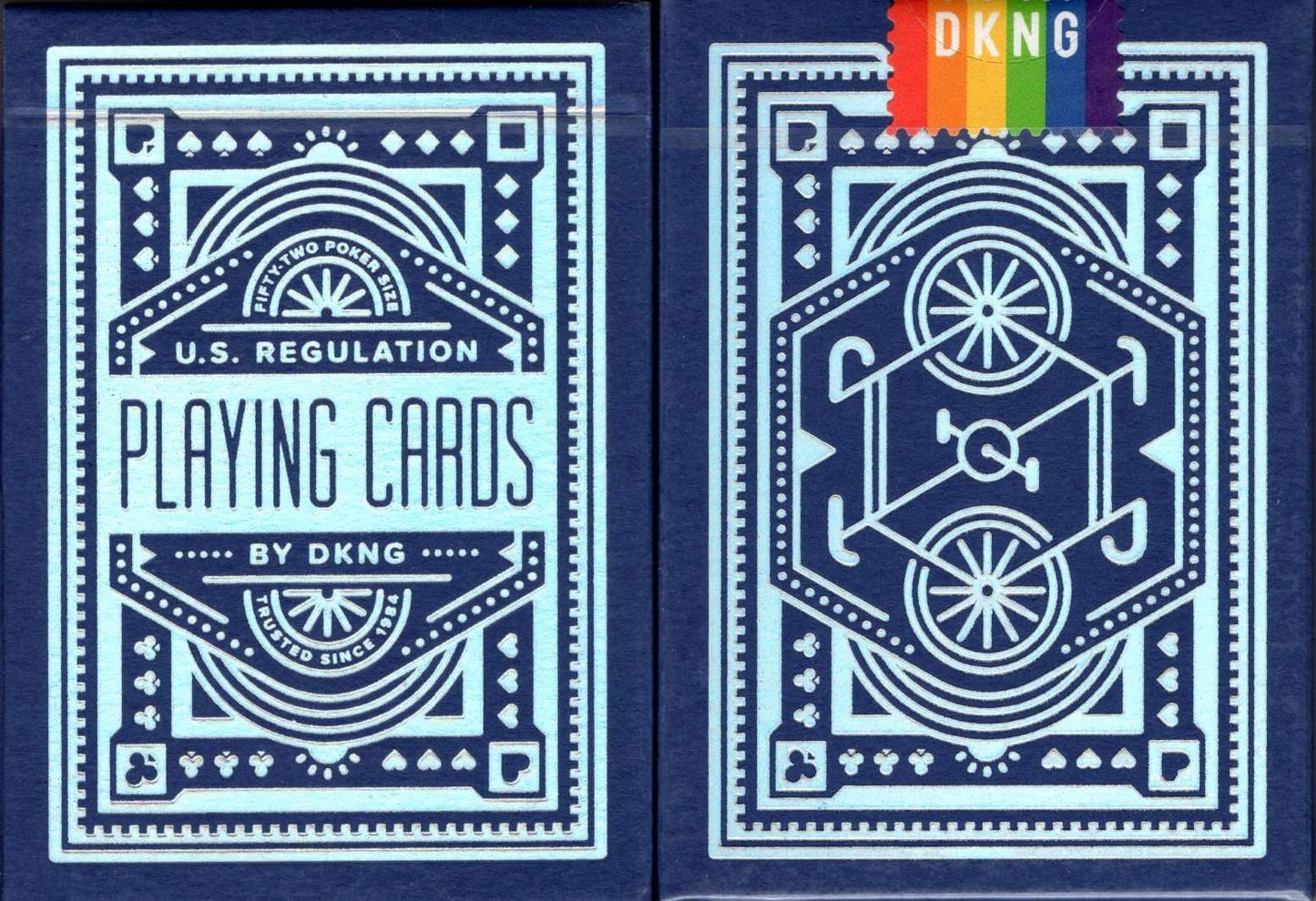 DKNG Rainbow Wheels Playing Cards EPCC
