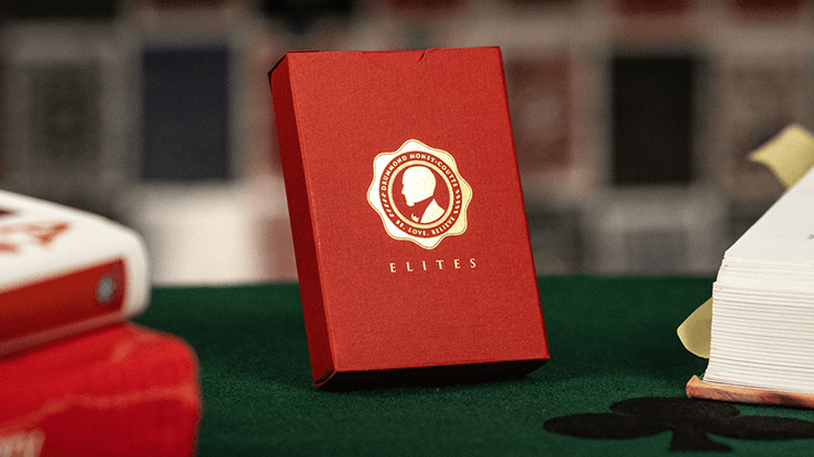 PlayingCardDecks.com-DMC Elites Red v5 Playing Cards USPCC