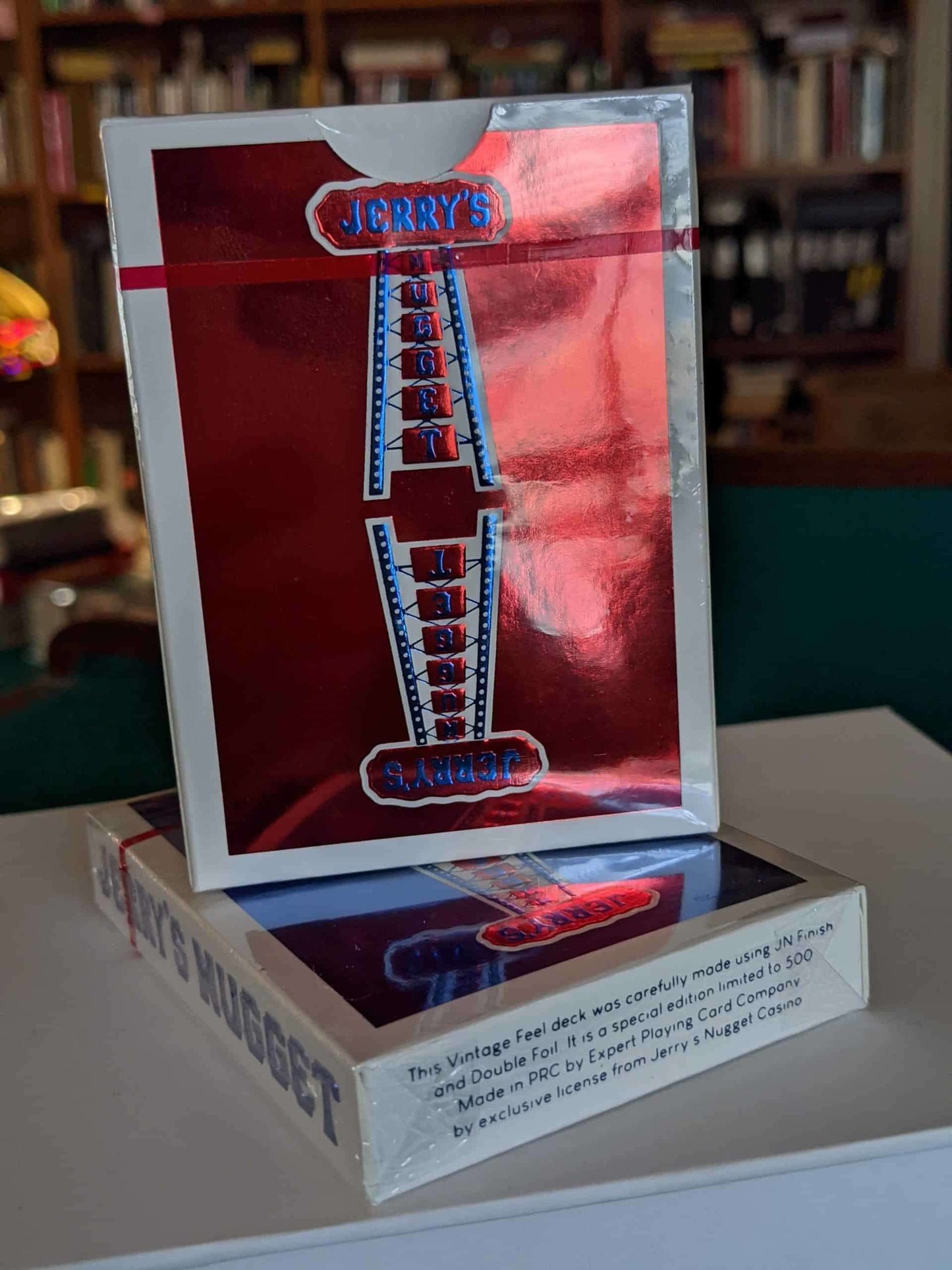 PlayingCardDecks.com-Double Foil Jerry’s Nugget 2 Deck Set EPCC
