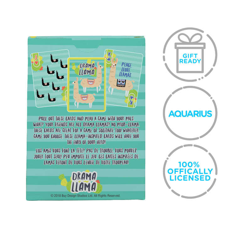PlayingCardDecks.com-Drama Llama Playing Cards Aquarius