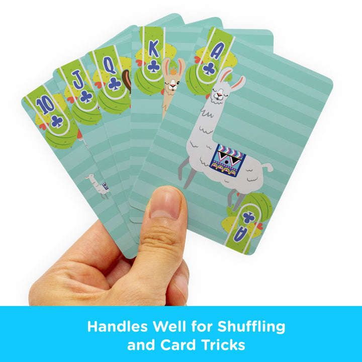 PlayingCardDecks.com-Drama Llama Playing Cards Aquarius