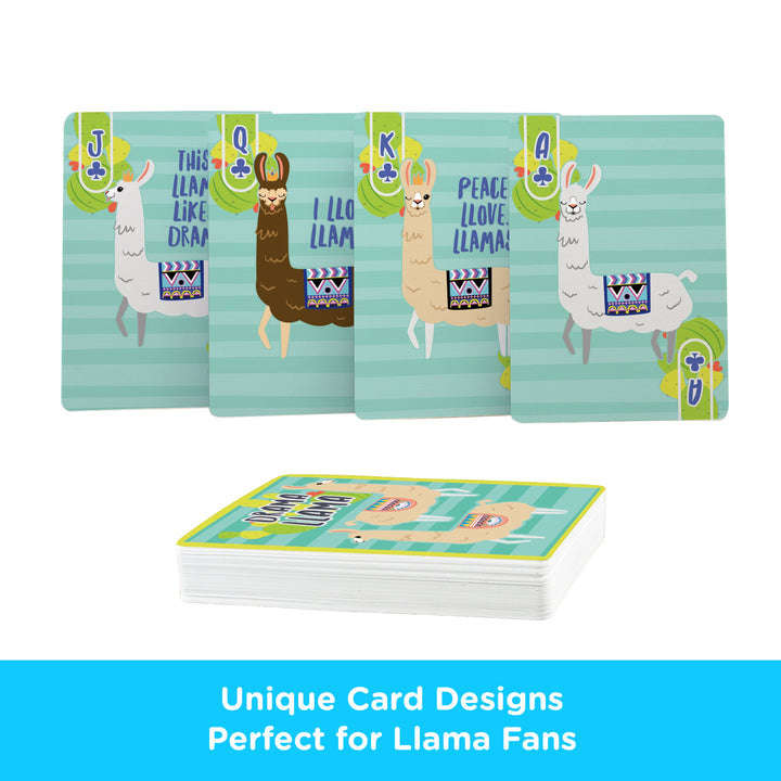 PlayingCardDecks.com-Drama Llama Playing Cards Aquarius