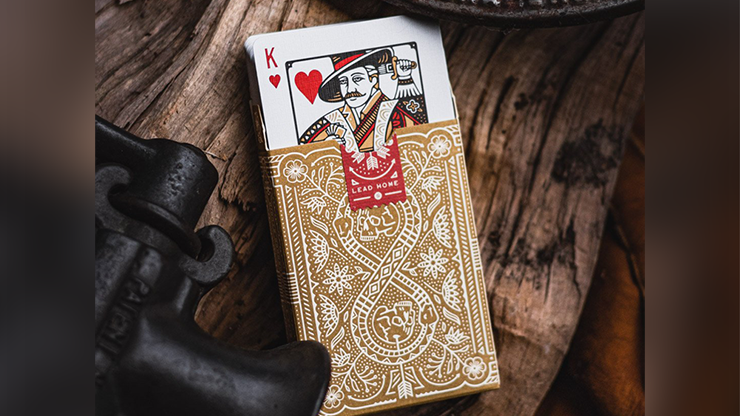 PlayingCardDecks.com-Drifters Brown Playing Cards USPCC