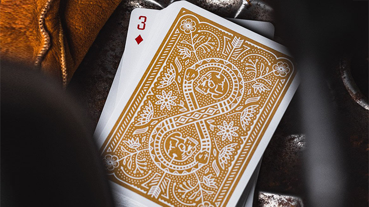 PlayingCardDecks.com-Drifters Brown Playing Cards USPCC
