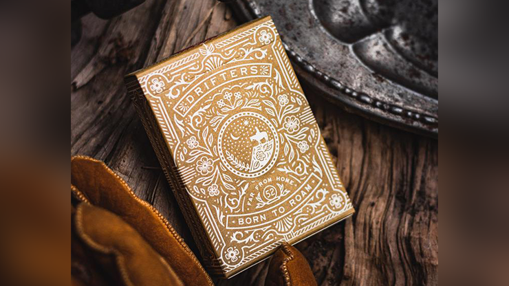 PlayingCardDecks.com-Drifters Brown Playing Cards USPCC