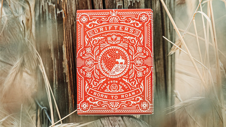 PlayingCardDecks.com-Drifter's Red Playing Cards USPCC