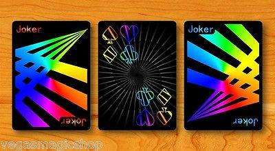 PlayingCardDecks.com-Prism Night v2 Playing Cards Deck LPCC