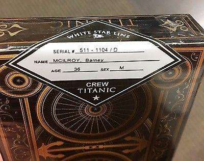 PlayingCardDecks.com-Titanic Death Bicycle Playing Cards Deck