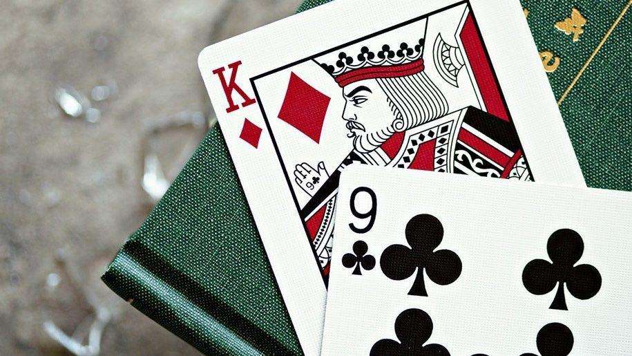 PlayingCardDecks.com-Madison Dealers Green Playing Cards USPCC
