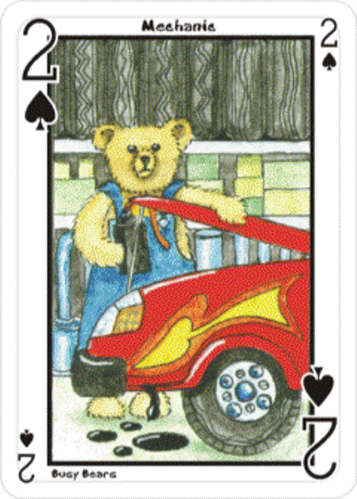 PlayingCardDecks.com-Busy Bears Playing Cards Seek-N-Find Deck