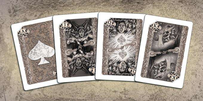 PlayingCardDecks.com-Fall of Angels Standard Playing Cards NPCC