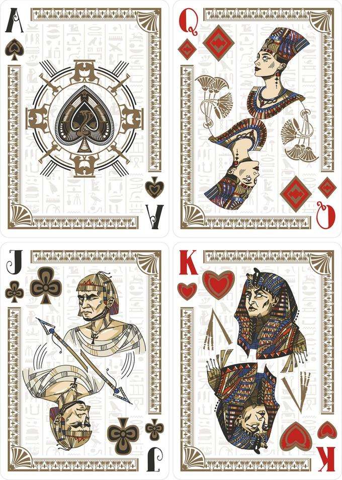 PlayingCardDecks.com-Egypt Playing Cards SPCC