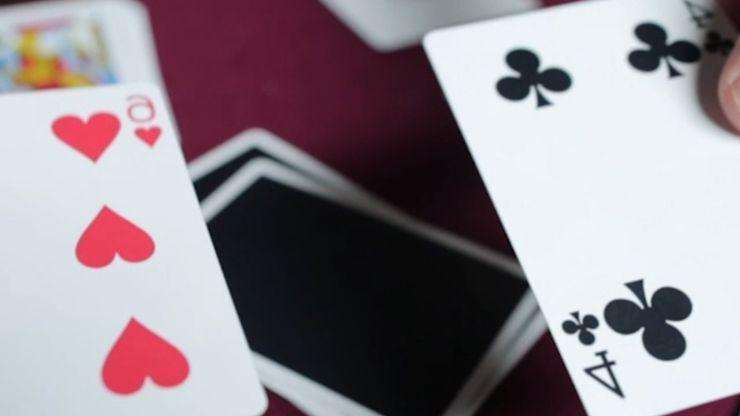 PlayingCardDecks.com-NOC V3 Gaff Black Playing Cards Deck EPCC