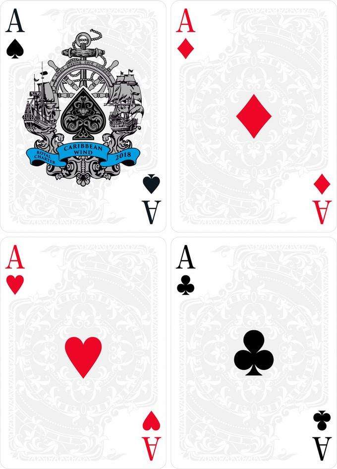 PlayingCardDecks.com-Caribbean Wind Royal Charter Playing Cards SPCC