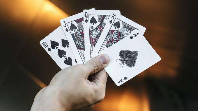 PlayingCardDecks.com-Bitcoin Black Marked Playing Cards LPCC