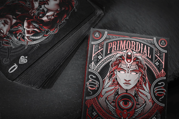 PlayingCardDecks.com-Primordial Gilded Playing Cards USPCC