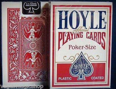 PlayingCardDecks.com-Hoyle Standard Red & Blue Deck Set Playing Cards