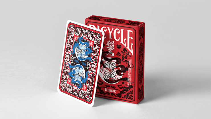 PlayingCardDecks.com-Edo Karuta Daimyo Red Bicycle Playing Cards
