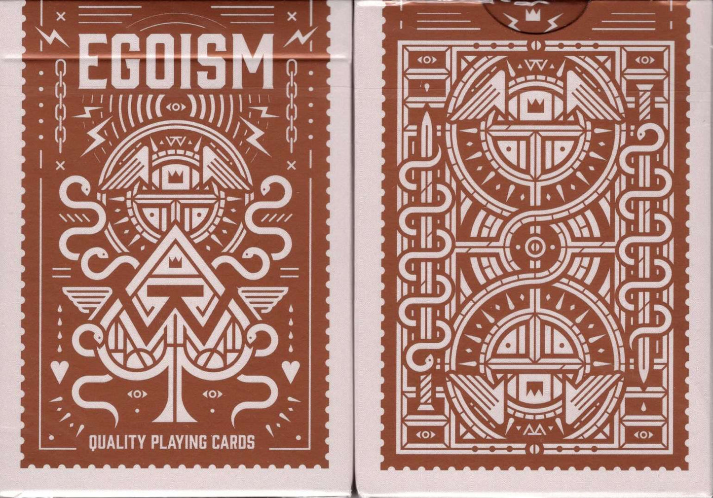 PlayingCardDecks.com-Egoism Ivory Playing Cards USPCC