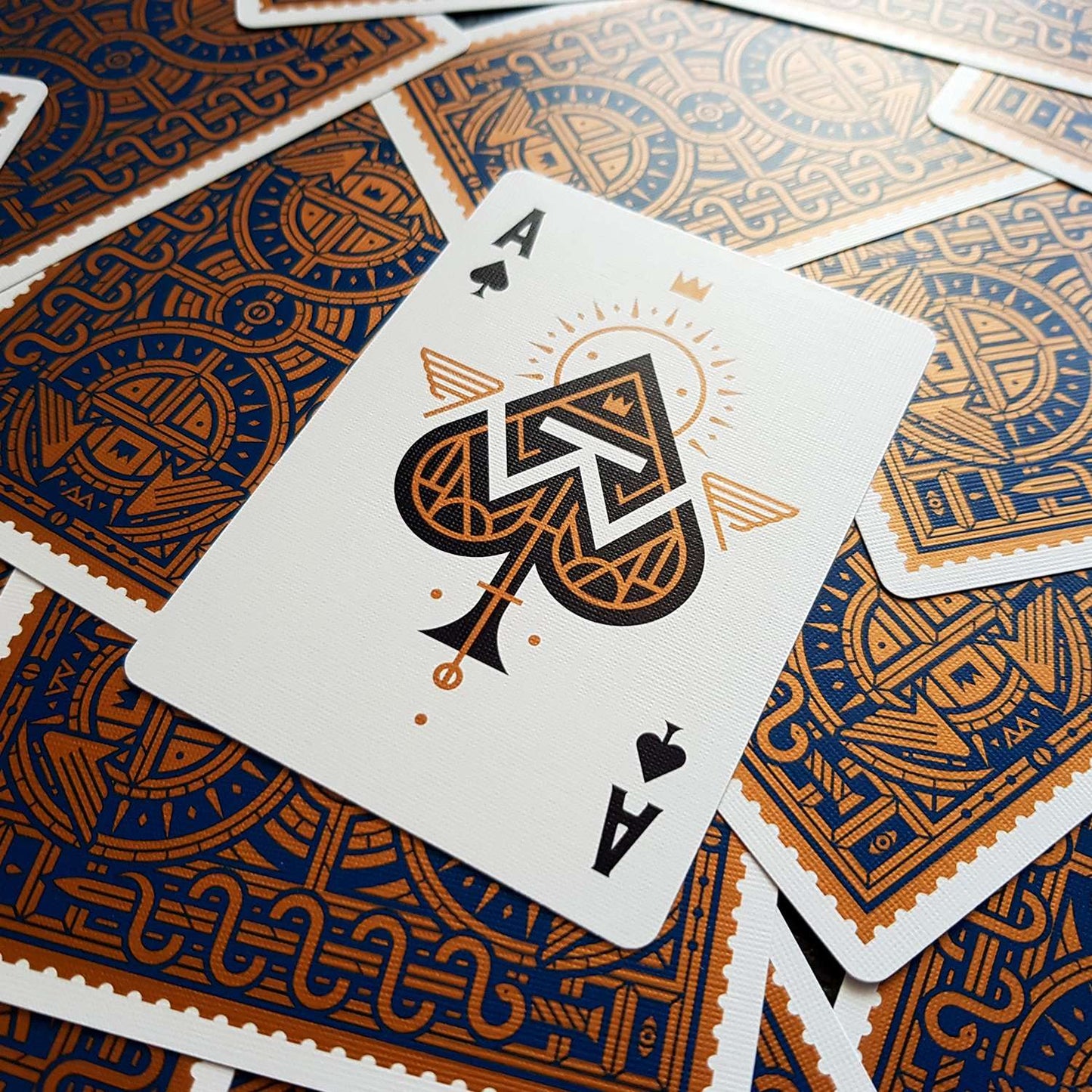PlayingCardDecks.com-Egoism Rust Playing Cards USPCC