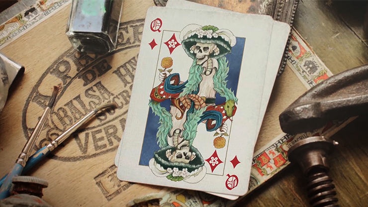 PlayingCardDecks.com-El Reino de Loas Muertos Expert Edition Playing Cards Cartamundi