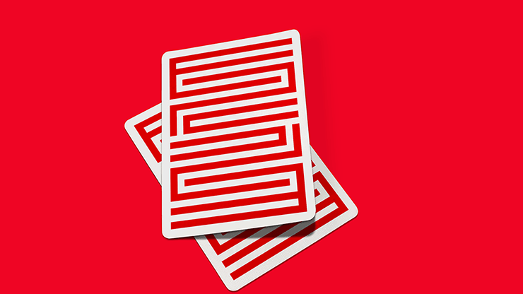 PlayingCardDecks.com-Enigma Red Playing Cards USPCC