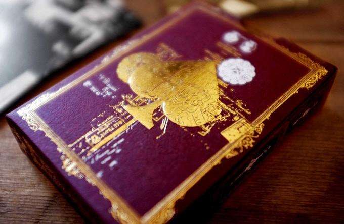 PlayingCardDecks.com-EPHEMERID v2 Gold & Copper Playing Cards 2 Deck Set NPCC