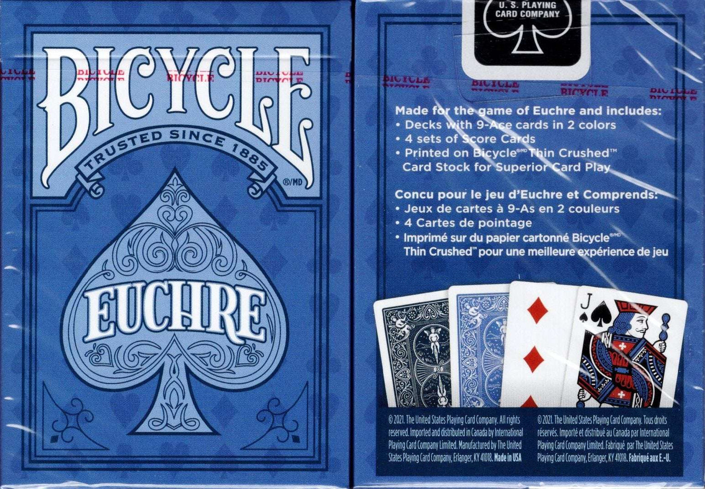 PlayingCardDecks.com-Euchre Bicycle Playing Cards