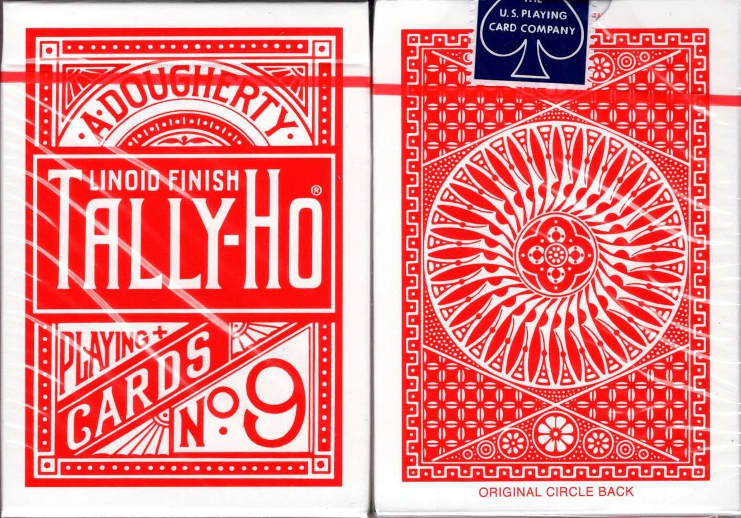 Expert Thin Tally-Ho Circle Back Playing Cards