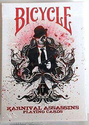 PlayingCardDecks.com-Karnival Assassins Red Bicycle Playing Cards