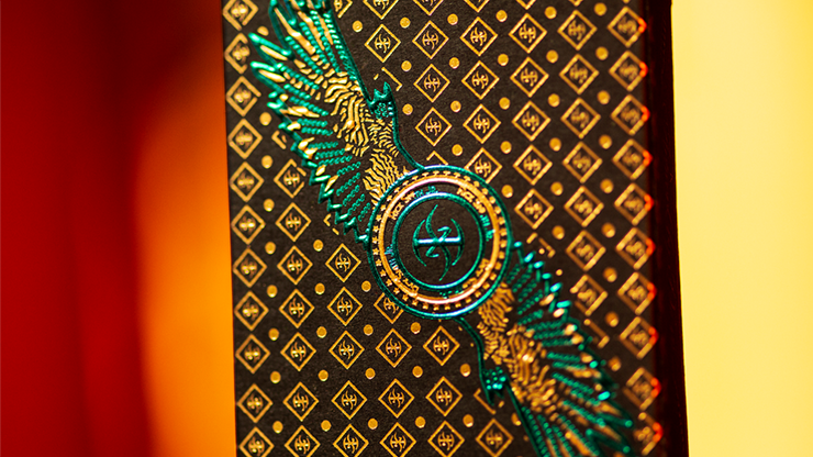 PlayingCardDecks.com-Falcon Aqua Deluxe Throwing Playing Cards USPCC