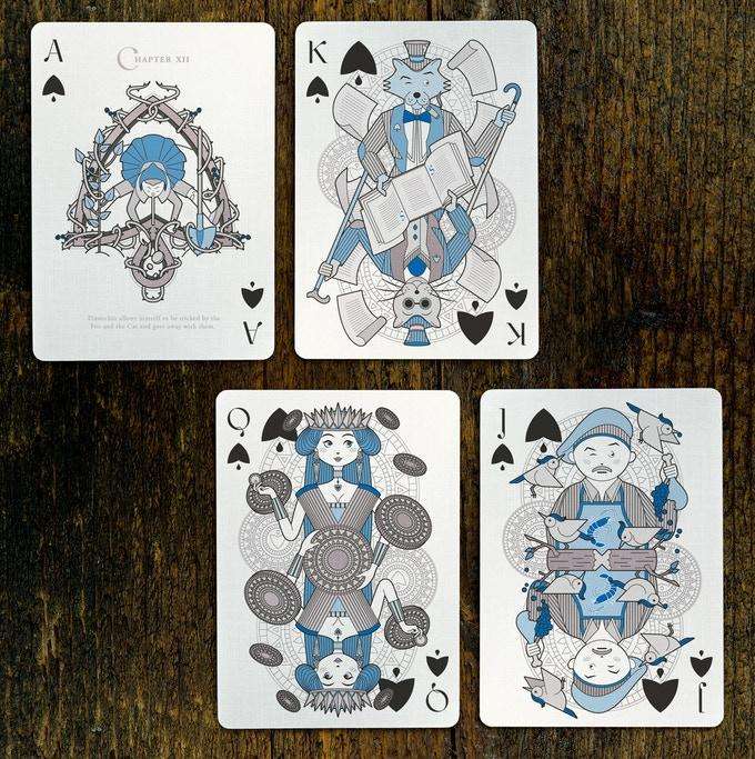 PlayingCardDecks.com-Pinocchio Sapphire Blue Playing Cards USPCC