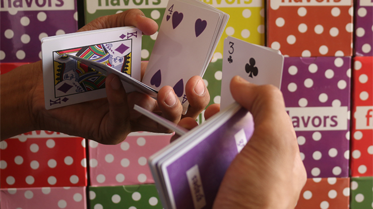 PlayingCardDecks.com-Flavors Grape Playing Cards Cartamundi
