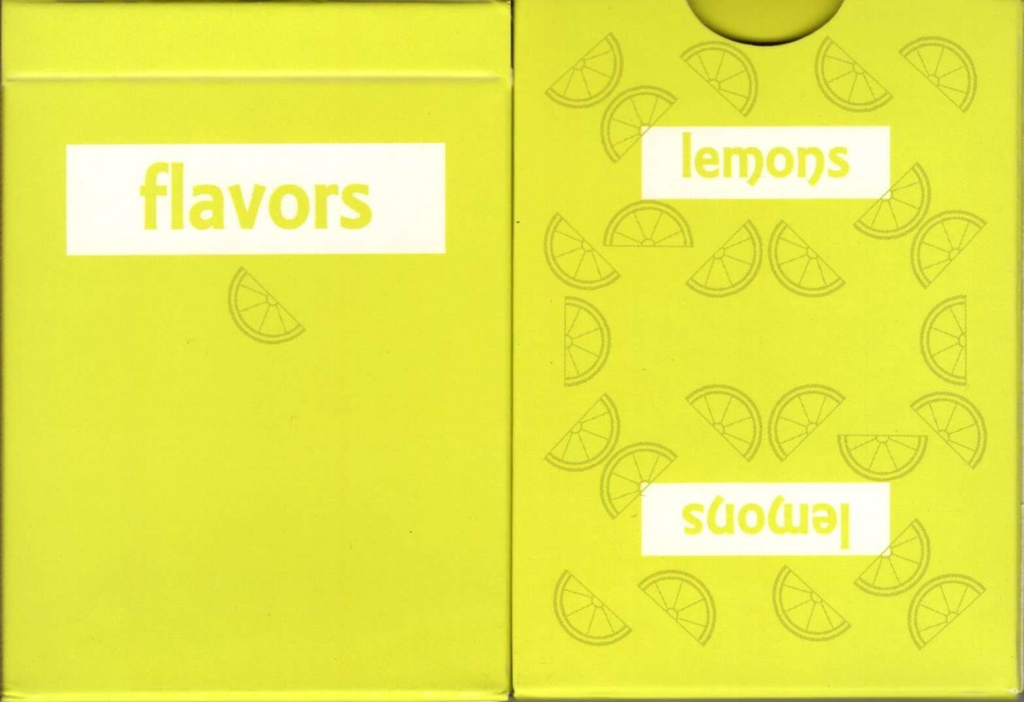 PlayingCardDecks.com-Flavors Lemon Playing Cards Cartamundi