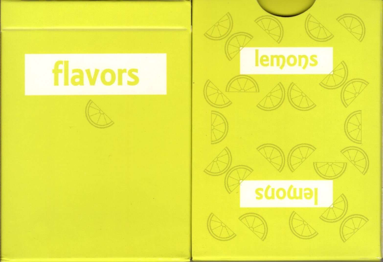 PlayingCardDecks.com-Flavors Lemon Playing Cards Cartamundi